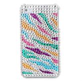 Case Com Cristais Coloridos Para Iphone 4/4s