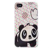 Case Panda Multicores Para Iphone 4/4s