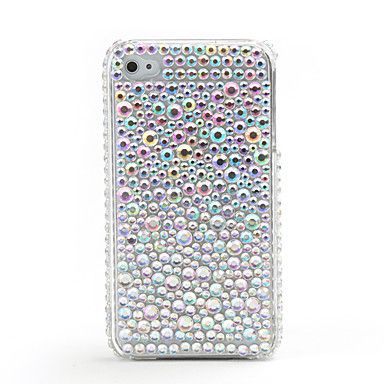 Case Dura com Cristais Multicores